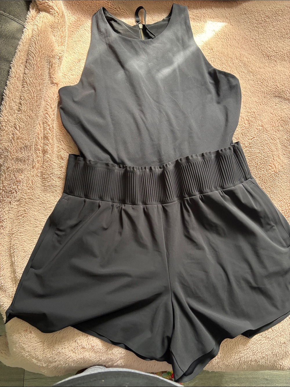 Athleta Black High-Waist Stretch Skort Shorts